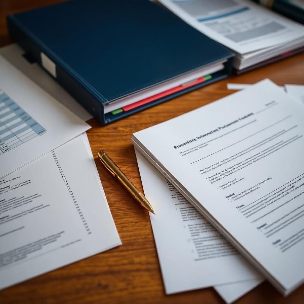 Structured documentation flat-lay